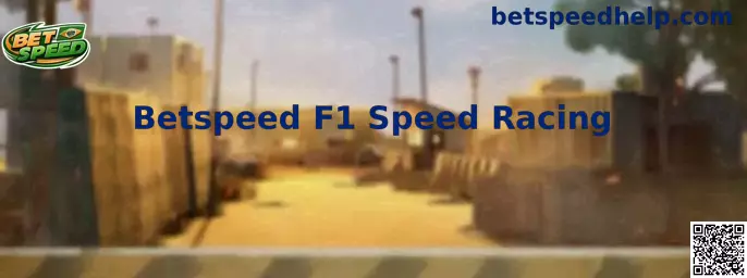 Interface e elementos de corrida do Betspeed F1 Speed Racing