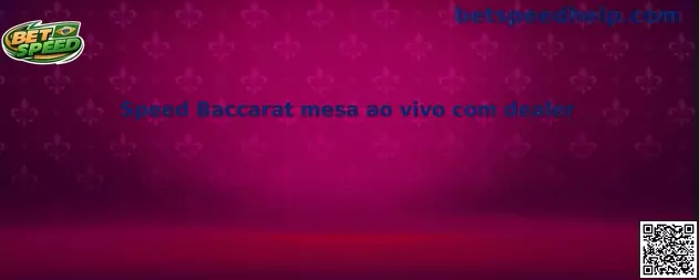 Speed Baccarat mesa ao vivo com dealer