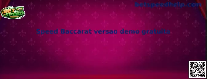 Speed Baccarat versão demo gratuita